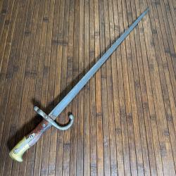 BAÏONNETTE GRAS MANUFACTURE D'ARMES DE ST ETIENNE JUILLET 1878