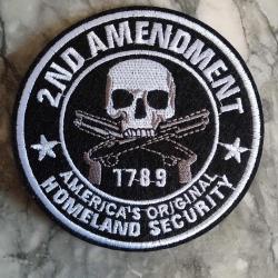 Patch 2 nd amendment livraison offerte