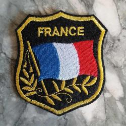 Patch drapeau France or livraison offerte