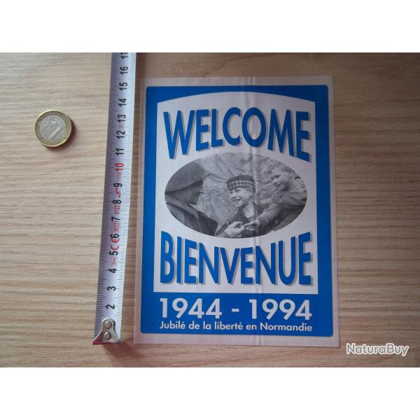 autocollant vintage 50 me anniversaire dbarquement Normandie collection