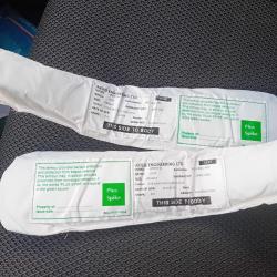 Enchère lot de 2 plaques 3a contre les armes de poings les lames anti trauma pour le cou 31x8 cm