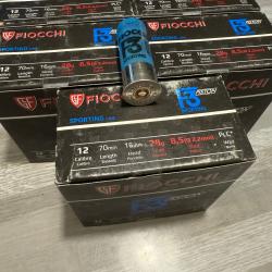 5 boites de 25 cartouches ball trap FIOCCHI F3 Sporting piston.....enchère 1 euro