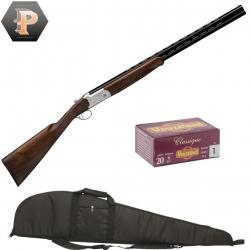 BF25 ! Fusil superposé Yildiz extracteur plaine cal. 20/76 + mun + fourreau