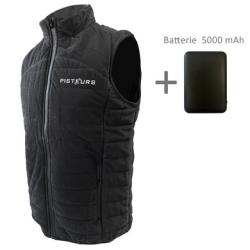 Gilet Chauffant Pisteurs + Batterie 5000 mAh