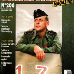 Militaria magazine 206 brodequin britannique WWII, bataille de brest-litovsk, casque para us dragoon