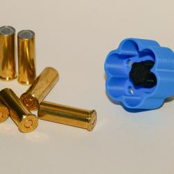 Speedloader revolver 38 Special & 357 mag - couleur bleu