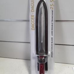 Dague double tranchant Stepland 25,5cm TOP PRODUIT