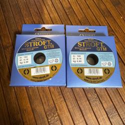DESTOCKAGE P&Ecirc;CHE LOT DE DEUX BONINES FILS STROFT GTM 100 m 0,14 mm 2,30 kg