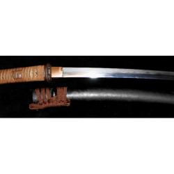 Ancien Wakizashi  époque Edo en monture Satsuma .