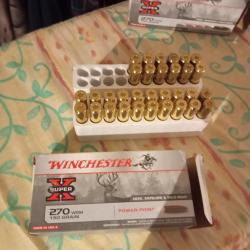 Balles Winchester PowerPoint 270wsm 150grain