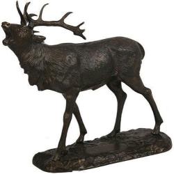 Bronze Cerf au br&acirc;me moyen mod&egrave;le LOVERGREEN
