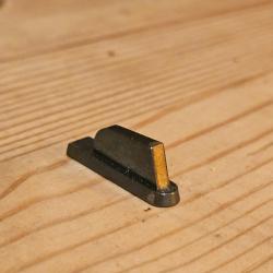 Guidon longitudinal bleui laiton 8mm