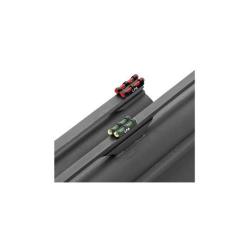 Guidon double LPA fibre optique - Vert / 3 mm