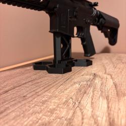 Support Carabine Fusil AR-15 M4 Design Hexagone