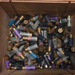 Lot munitions calibre 12/70 plombs aciers et cuivre mélanger