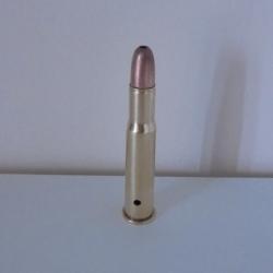UNE  cartouche cal. 30-30 WINCHESTER BALLE  CREUSE  NEUTRALISEE