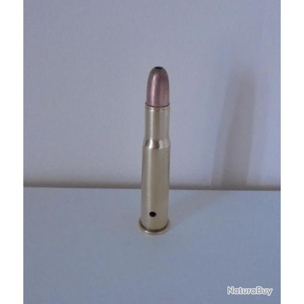 UNE  cartouche cal. 30-30 WINCHESTER BALLE  CREUSE  NEUTRALISEE