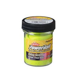 Berkley PowerBait Pâte à Truite Glitter Chartreuse - 50g (1.75 oz)
