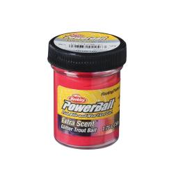 Berkley PowerBait Pâte à Truite Glitter Fluo Rouge - 50g (1.75 oz)