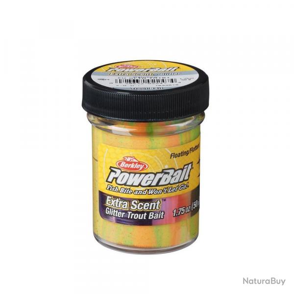 Berkley PowerBait Pte  Truite Glitter Rainbow - 50g (1.75 oz)