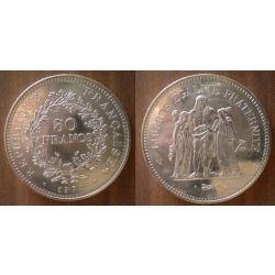 France 50 Francs 1974 Piece Hercule Franc