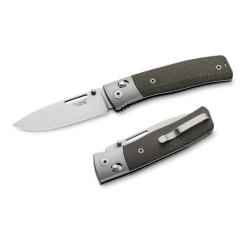 Couteau pliant Lionsteel "NiNi" micarta vert/titanium NN2.CVG