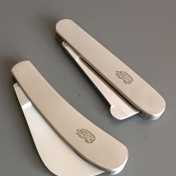 LOT ANCIENS COUTEAUX DE MÉTIER, tout acier.