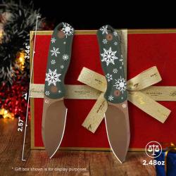 Couteau Kizer Drop Bear Fix Christmas Lame Acier D2 Manche G10 Etui Kydex KI1094MC1