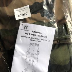 Pantalon cam hiver 96Court taille 46 avec bretelles