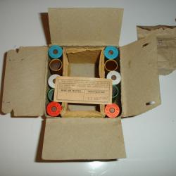 Boite de 10 étuis cal 16 en aluminium datée 1947