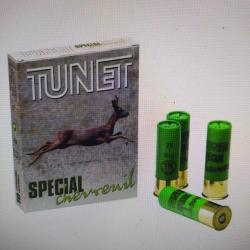 Tunet spécial chevreuil 16/70 nickelé 10 cartouches plombs de 1
