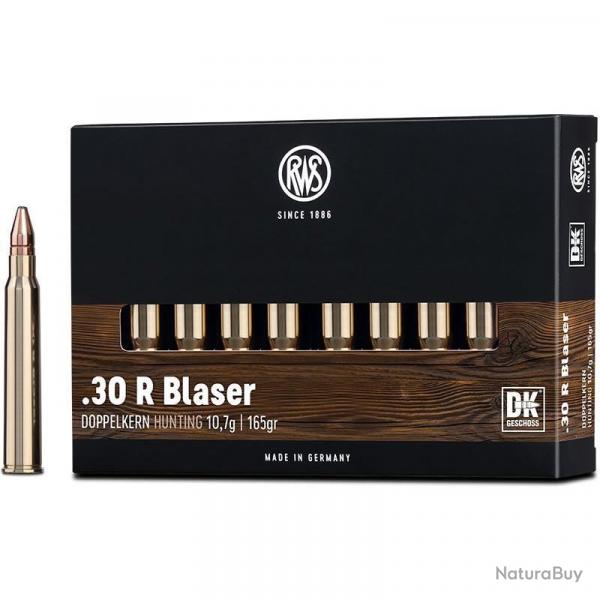 Munitions RWS 30R Blaser DK 165gr x20