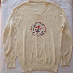 Sweat laine col rond USMC Marine Corps vintage 60/70