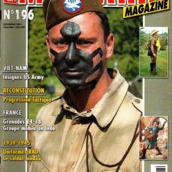 Militaria magazine 196 grenades 14-18 france, soldat hindou 39-45, uniformes rad , groupe mobile afn