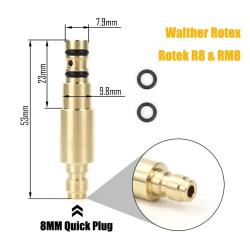 Embout de remplissage PCP pour Walther Rotex / Rotek R8 et RM8