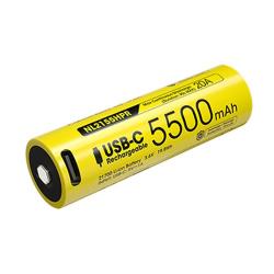 Batterie Nitecore NL2155HPR 5500mAh 3.6V li-ion protégée Haute Performance - port USB-C