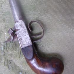 pistolet à percussion longueur 13,7 cm