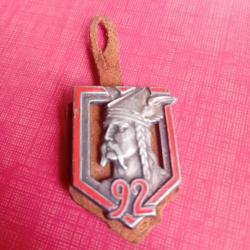 Insigne  régiment 92