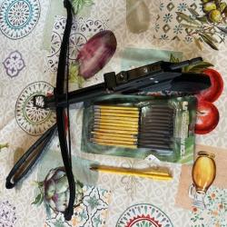 arbalete DE POING + FLETTES