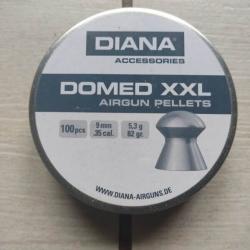 Plombs lourds pour carabine PCP puissante  , Plombs diabolos Diana Domed XXL cal. 9 mm